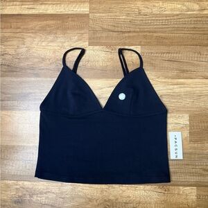 PacSun Black V-Neck Crop Top
